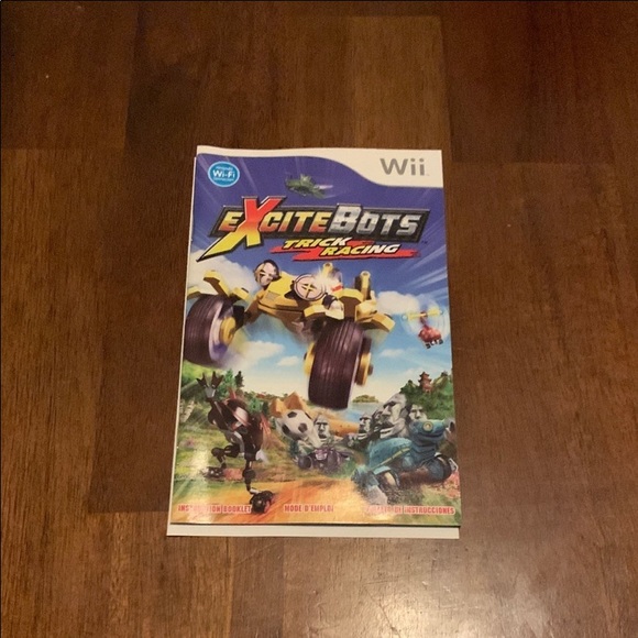 Excitebots Trick Racing Nintendo Wii 2009 Manual & Original Case Included - Picture 4 of 6